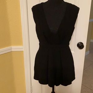 Black medium romper